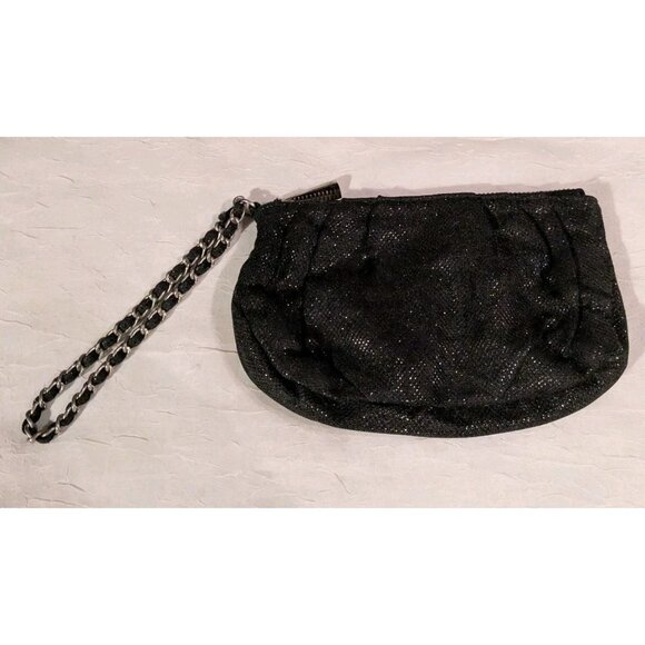 2 EXPRESS Wristlet Purse Metallic Disco Glam Clutch Bag Evening Prom Shimmery - Picture 2 of 16